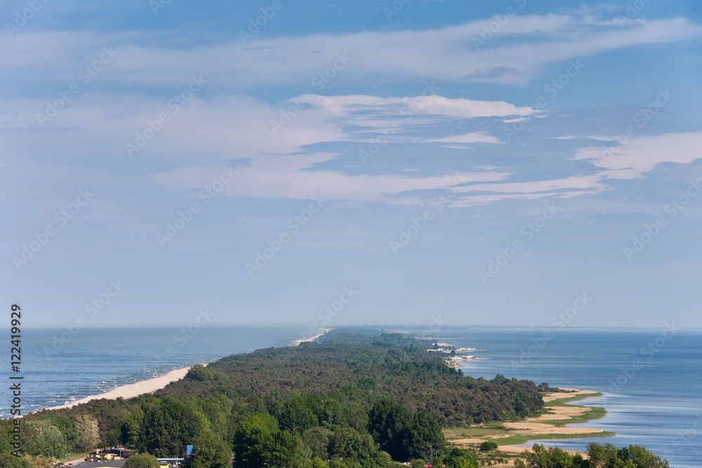 Hel Peninsula at Baltic Sea in Poland