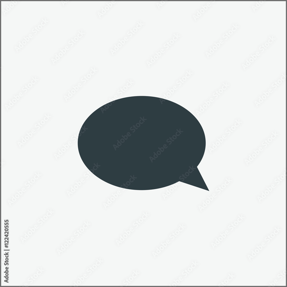 Comment icon vector illustration.