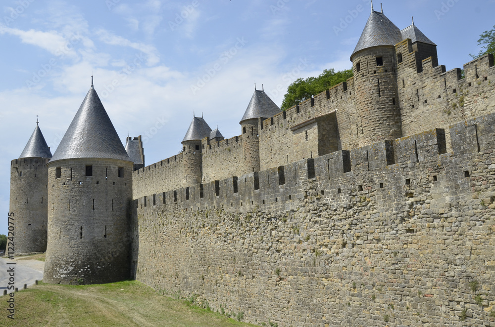 Carcassonne ville fortifiée médiévale, France