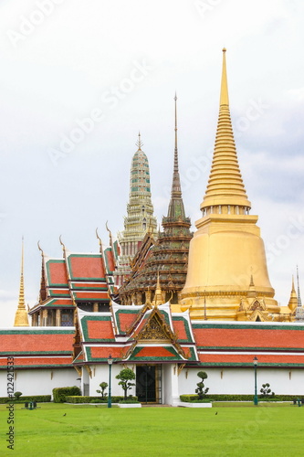 Wat Phra Kaew, Temple of the Emerald Buddha which is the famous place in Bangkok, Thailand © small1