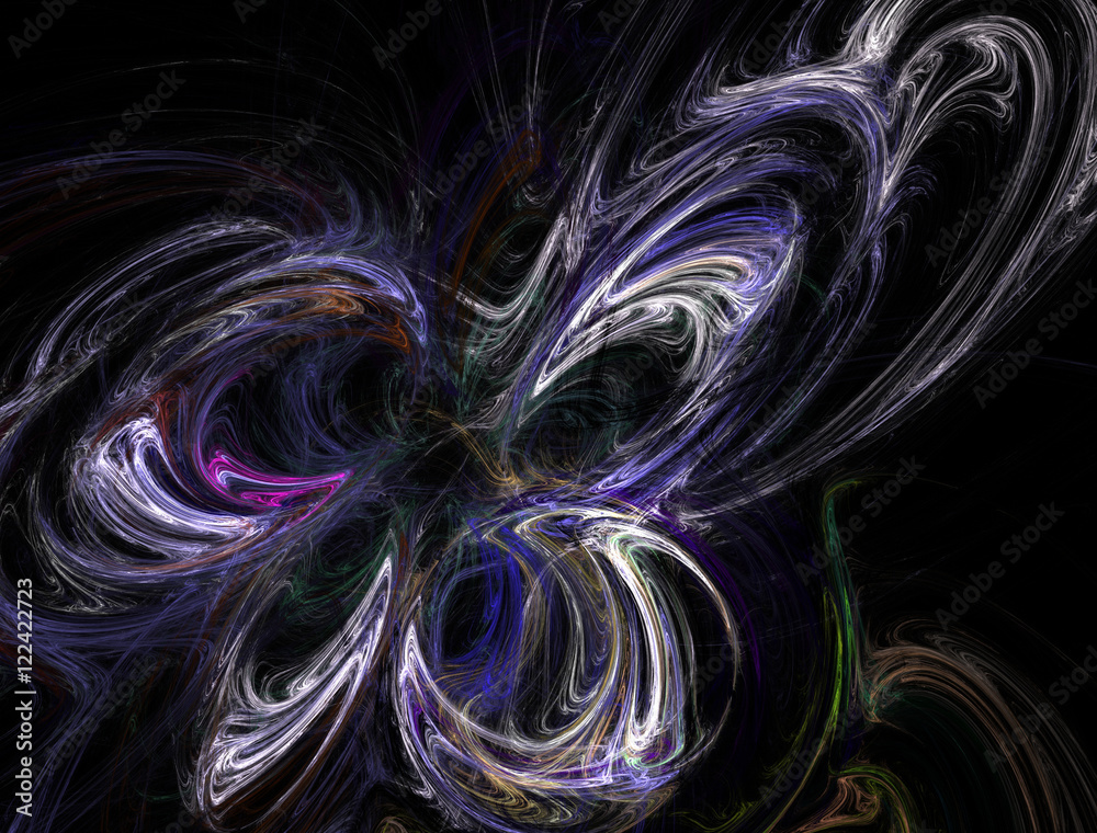 abstract fractal shape