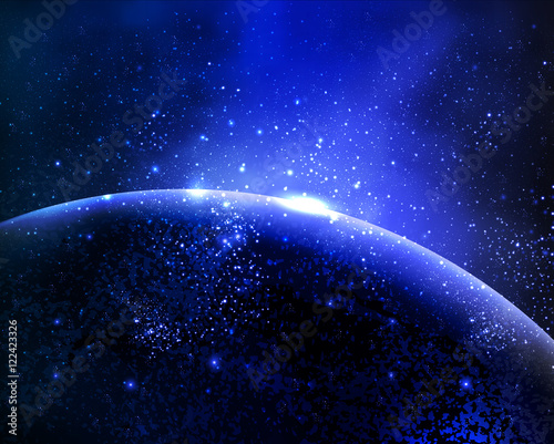 Sunrise in space
