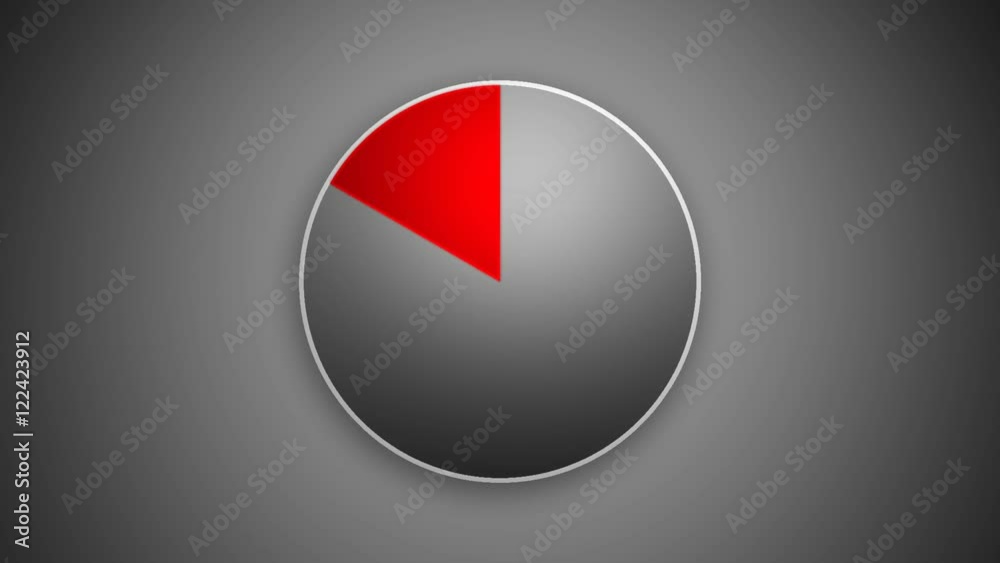 A spotlit dial with a 30 second countdown timer that fills the dial red. HD 1080. A spotlit dial with a 30 second countdown timer that fills the dial red. HD 1080.