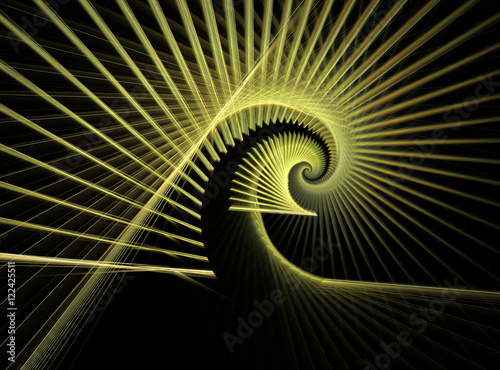 abstract fractal shape
