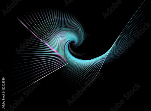 abstract fractal shape