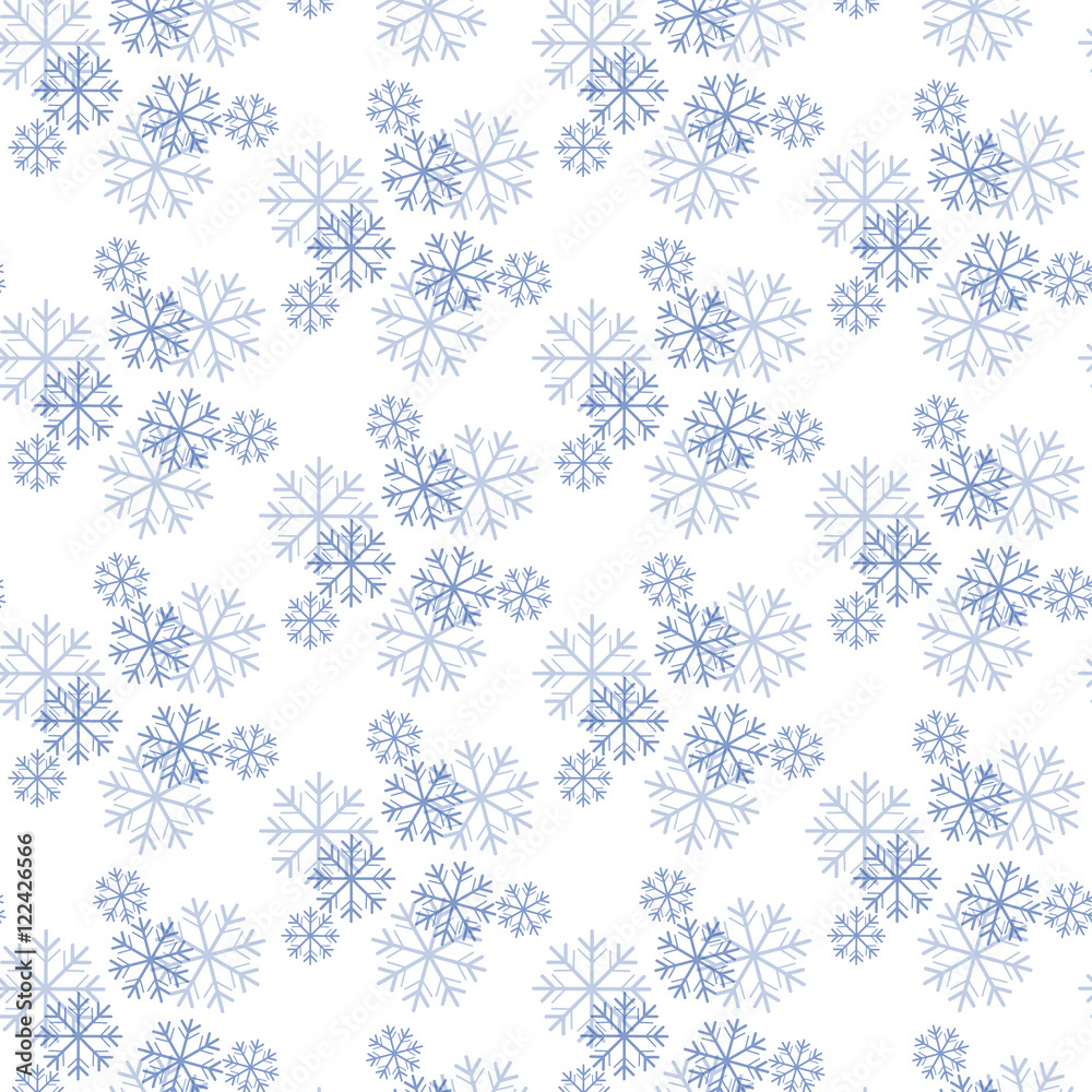 Snowflake Pattern - Snowflake vector pattern. Seamless for cards and web Snowflake Pattern - Snowflake vector pattern. Seamless for cards and web