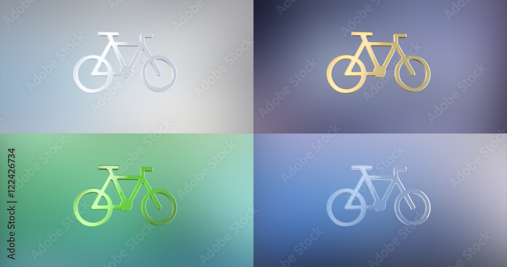 Bicycle 3d Icon Bicycle 3d Icon
