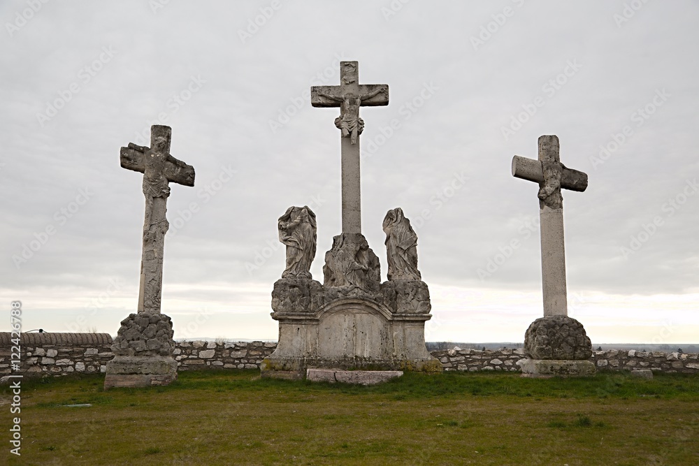 Crosses on the hill