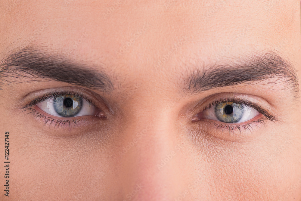 Confident guy staring at something Confident guy staring at something