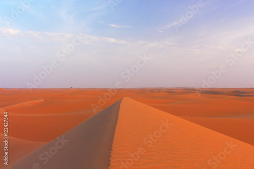 Amazing landscape from the top of the Dakhla Oasis great sand dune, Egypt © nachosuko