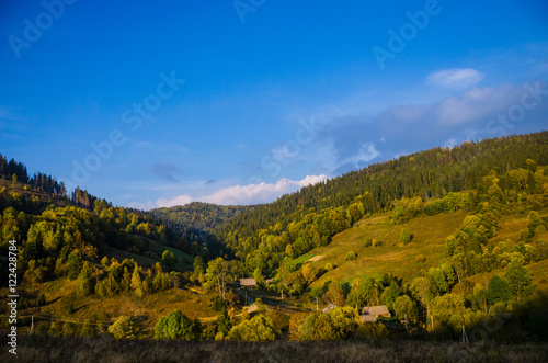Carpathian mountains landscape © thaarey1986