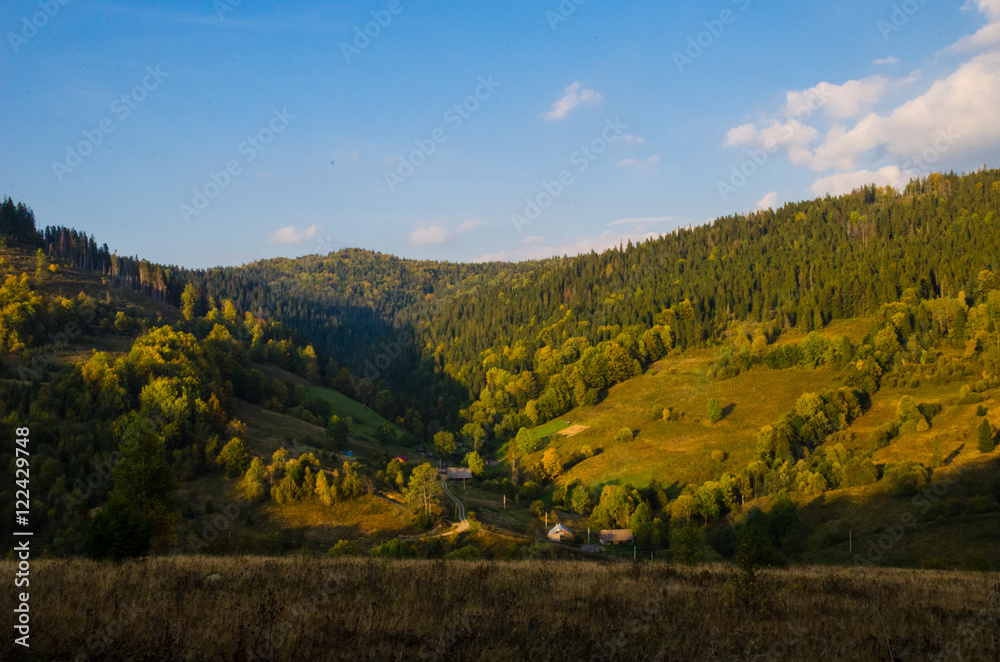 Carpathian mountains landscape Carpathian mountains landscape