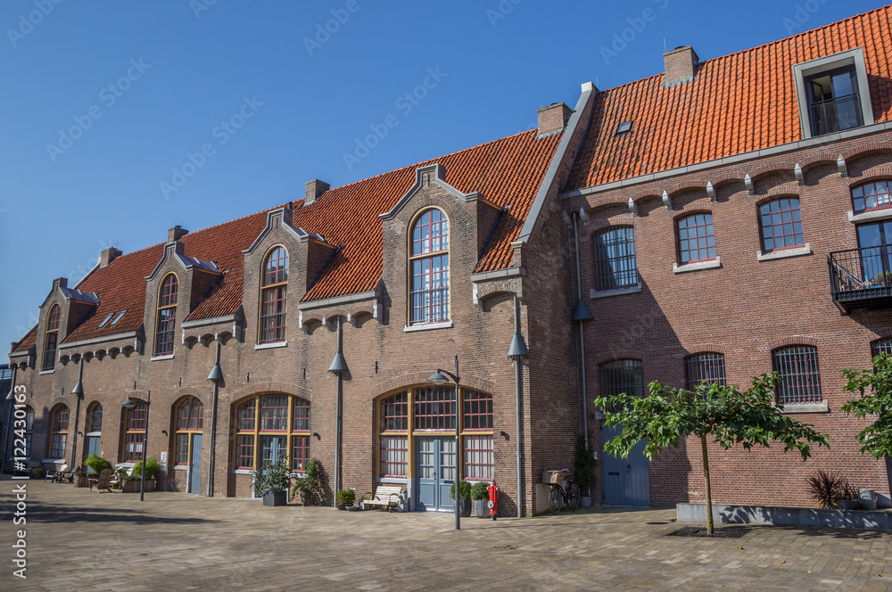 Former prison building on the Oostereiland in Hoorn