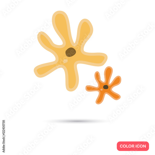 Germ color flat icon