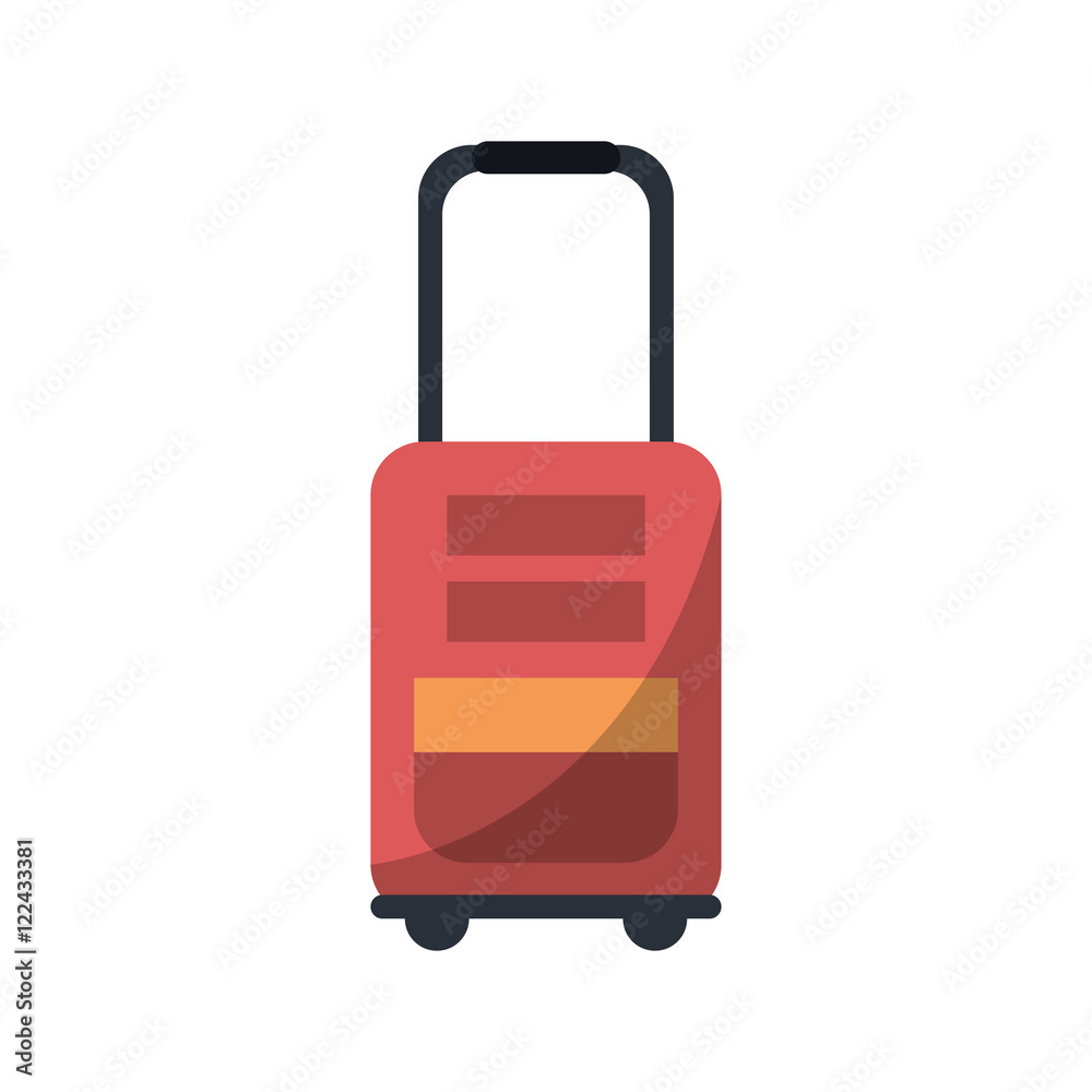 Bag icon. Travel baggage and luggage theme. Isolated design. Vector illustration Bag icon. Travel baggage and luggage theme. Isolated design. Vector illustration