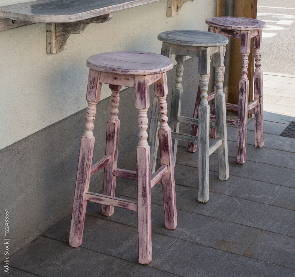 Bunte Barhocker