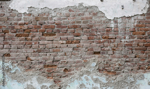 Brick grunge wall background