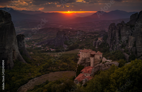 Rousanou, St. Nicholas Anapausas and Grand Meteora monasteries,