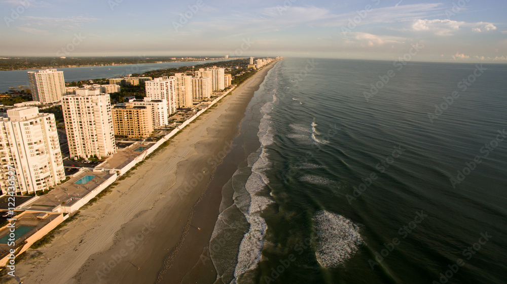 Aerial view of beach in Florida