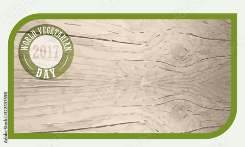 A text box for your text and wooden background and the words wor