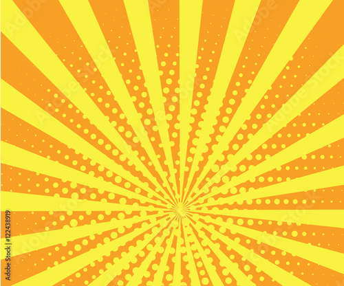 yellow and orange starburst background