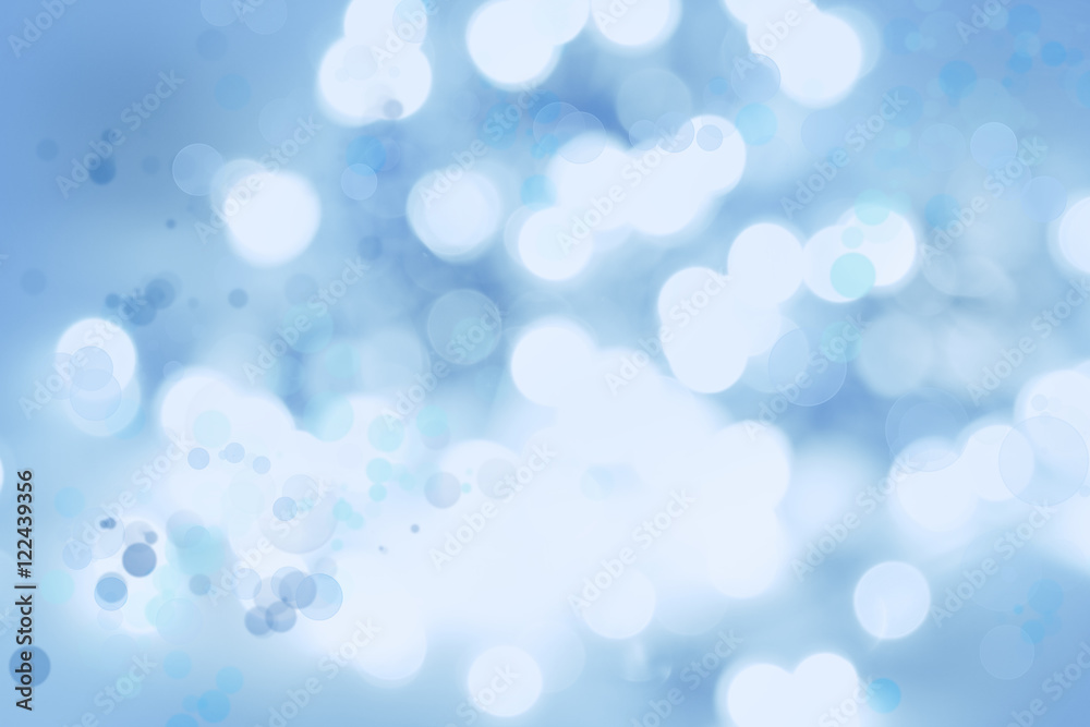 Abstract blue and white circles background