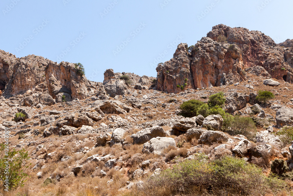 Paysage rocheux méditerranéen 