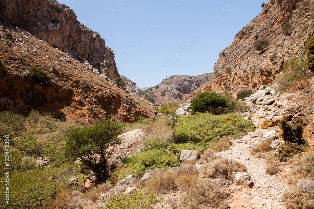 Fototapeta premium Gorges sauvages crétoises