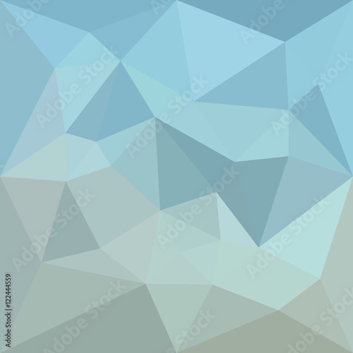 Cadet Blue Orange Abstract Low Polygon Background