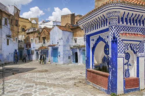 hermosos rincones de Marruecos, ciudad de Chefchaouen