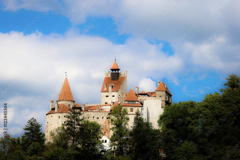 Medieval Dracula Castle - fortress in Bran, Brasov, Transylvania, Rumänien, romania Europa