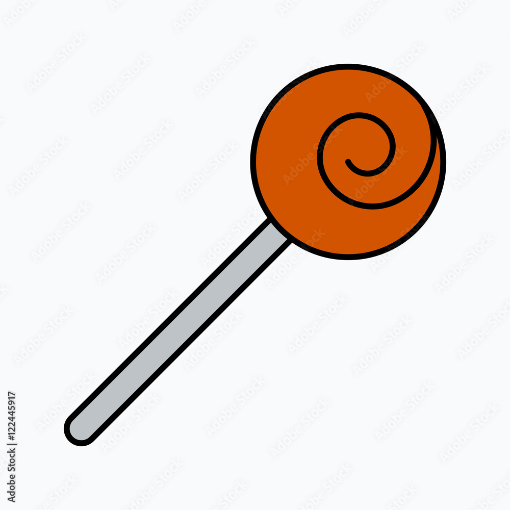 Halloween candy. Vector icon. For web and mobile Halloween candy. Vector icon. For web and mobile