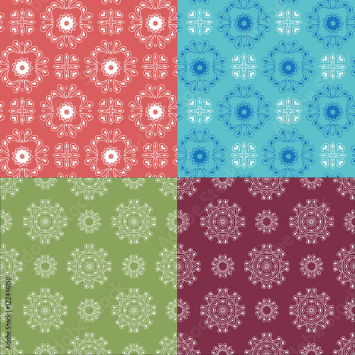 Set of seamless patterns.