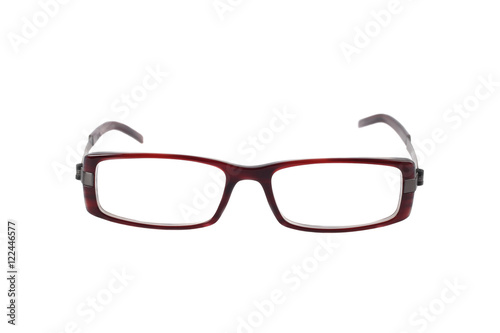 Female spectacles isolated on white background