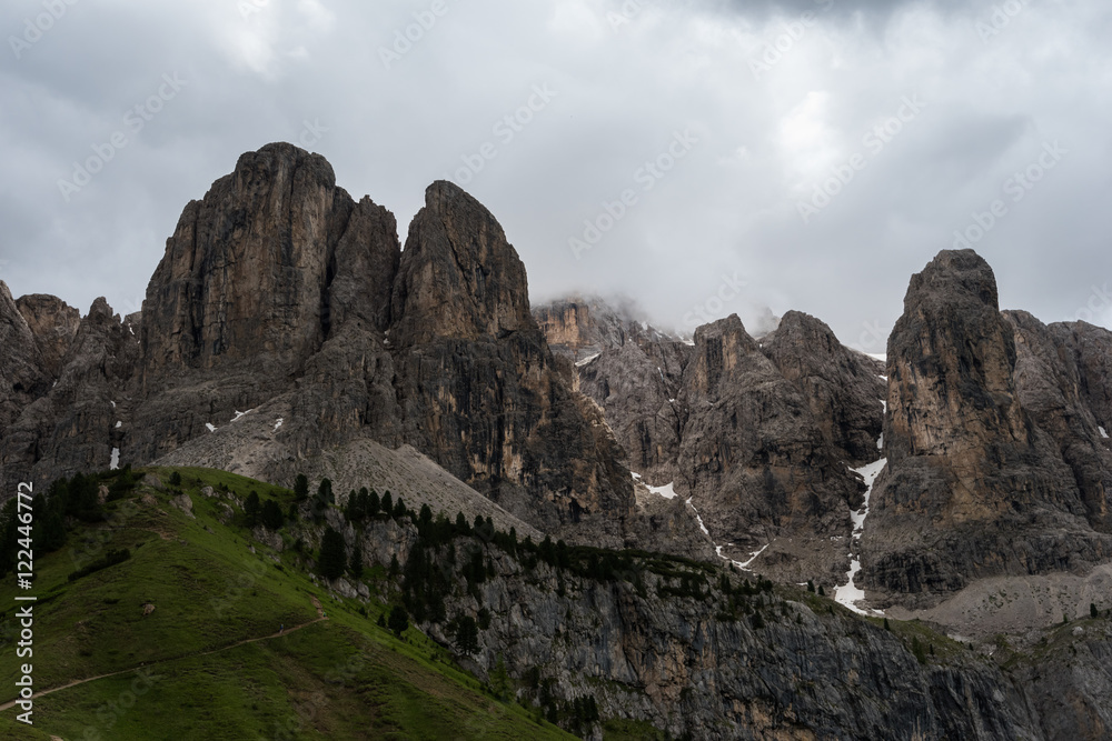 Dal passo pordoi