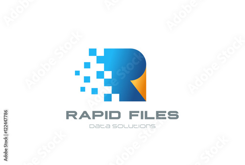 Digital Documents Logo design vector file Logotype icon
