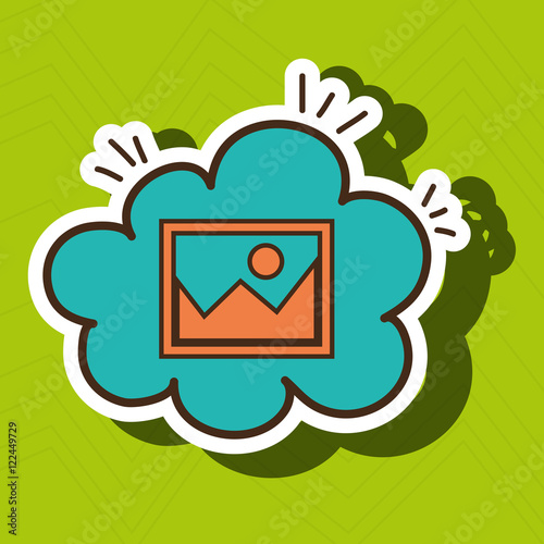 images pictures photo cloud vector illustration eps 10
