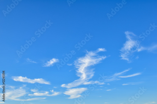 Fototapeta Naklejka Na Ścianę i Meble -  Real clear blue sky no cloud with Bright Sunlight for background