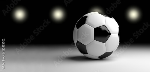 football soccer ball 3d render design image © wetzkaz