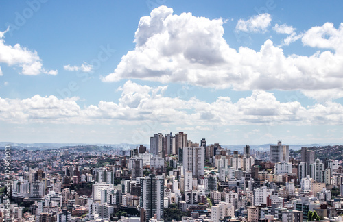 City view of Buritis neighborhood - Belo Horizonte, Minas Gerais, Brazil. April 2016