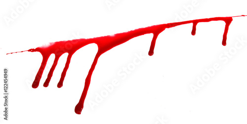 set 8. bloodstains on isolated white background