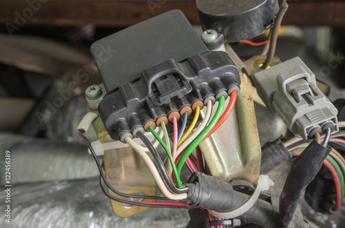 Colorful electric wiring