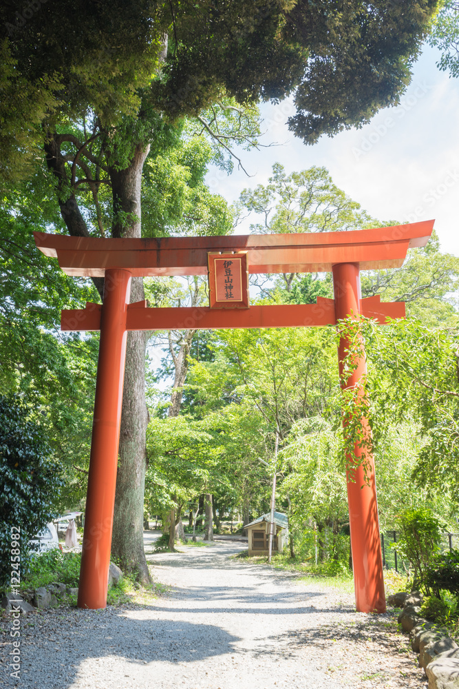 Torii of Izusan shrine