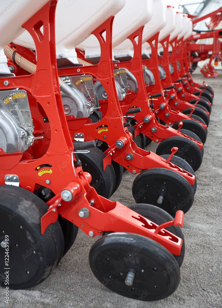 Fototapeta premium Seeder crop closeup