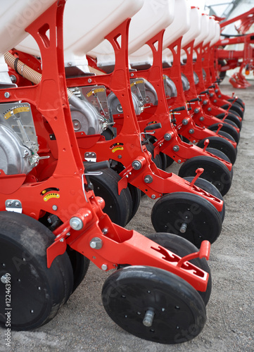 Seeder crop closeup