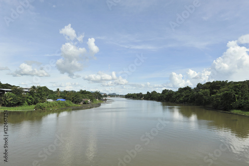 the view point in The Bridge of the River Kwai kanjanaburi