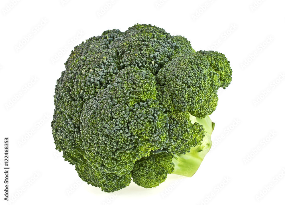 Fresh broccoli isolated on white background Fresh broccoli isolated on white background
