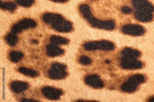 Faux leopard fur