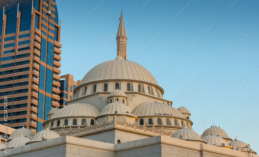 Obraz premium A general view of Sharjah UAE