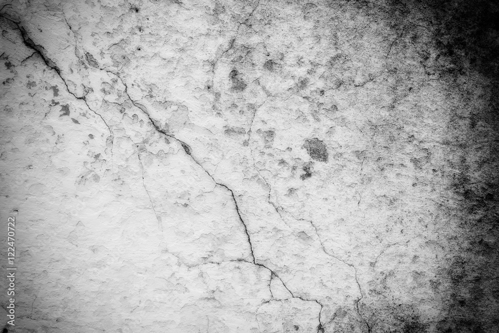 Wall fragment with scratches and cracks